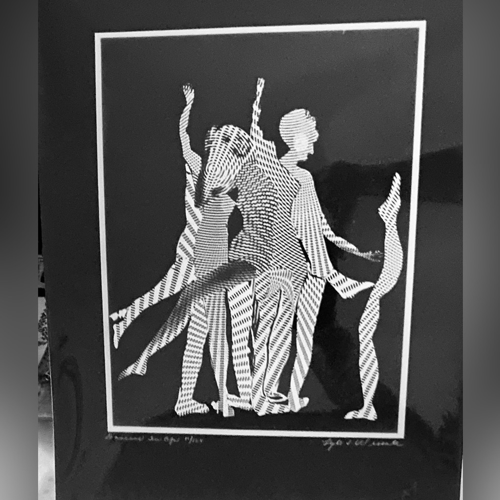 Dancers in Op, 11/100, Signed, Lyle J Wessell